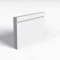 Single Square Groove MDF Skirting